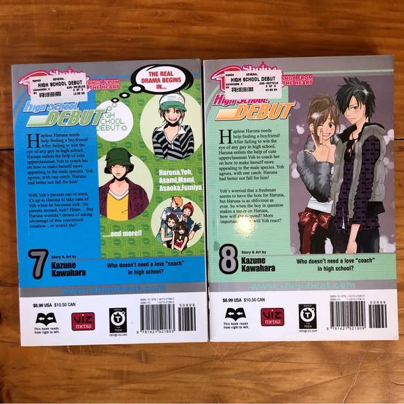 High School Debut Manga Volume 1-10 Kazune Kawahara Shojo Beat Romance Teen - Picture 12 of 15